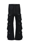 BREATH (FADE TRIPLE CARGO PANTS TYPE-2) BLACK