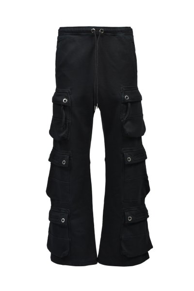 画像1: BREATH (FADE TRIPLE CARGO PANTS TYPE-2) BLACK