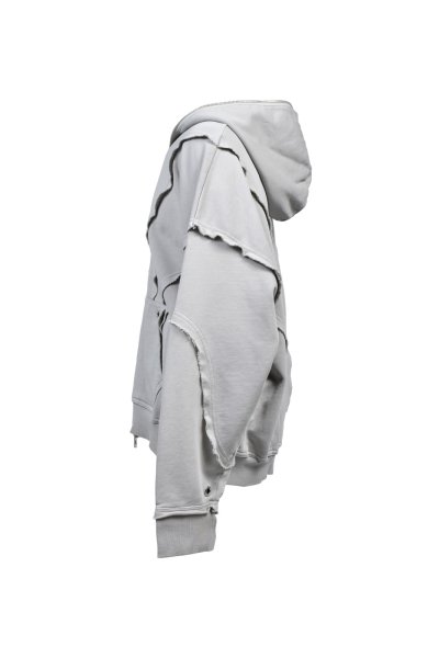 画像3: BREATH (FADE ZIP UP HOODIE TYPE-2) GREY