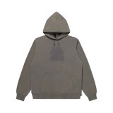 BLACK EYE PATCH (BEP WAS HERE FADED HOODIE) CHARCOAL