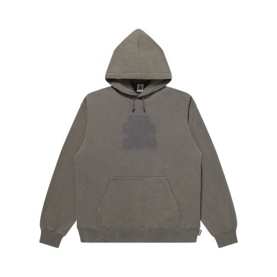 画像1: BLACK EYE PATCH (BEP WAS HERE FADED HOODIE) CHARCOAL