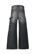 画像2: BREATH (COATING DOUBLE KNEE DENIM PANTS) BLACK (2)