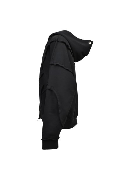 画像3: BREATH (FADE ZIP UP HOODIE TYPE-2) BLACK
