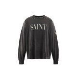 SAINT Mxxxxxx (LS T-SHIRT_SAINT 666) BLACK