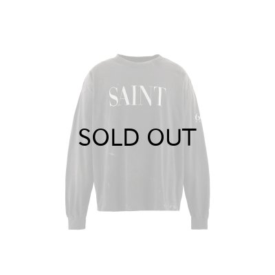 画像1: SAINT Mxxxxxx (LS T-SHIRT_SAINT 666) BLACK