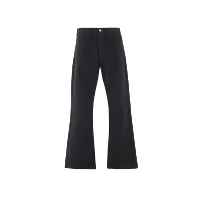 画像1: SAINT Mxxxxxx (BLACK DENIM PANTS_FLARE) BLACK