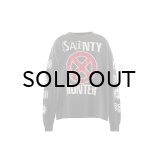 SAINT Mxxxxxx (BF_LS T-SHIRT_SAINTY HUNTER) BLACK
