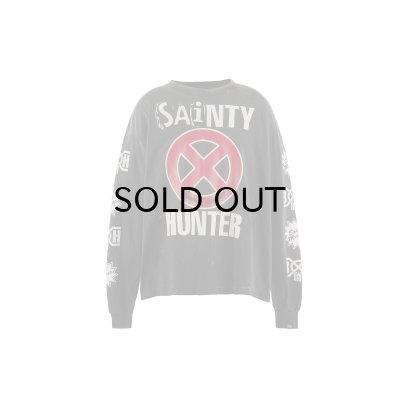 画像1: SAINT Mxxxxxx (BF_LS T-SHIRT_SAINTY HUNTER) BLACK