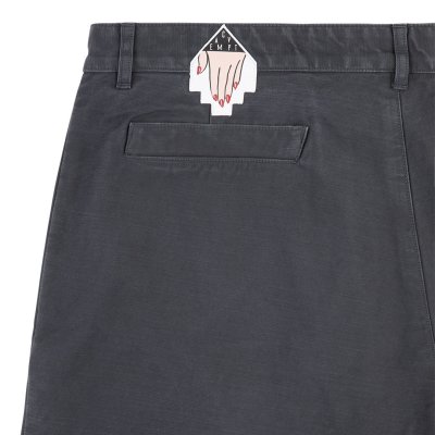 画像3: C.E (WASHED COTTON ONE TUCK PANTS) CHARCOAL