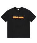 WACKO MARIA (WASHED HEAVY WEIGHT CREW NECK T-SHIRT TYPE-4) BLACK