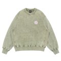 LQQK STUDIO (FLOWER POWER SWEAT) SAGE GREEN