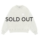 LQQK STUDIO (FLOWER POWER SWEAT) SAGE GREEN -30% OFF-