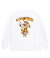 WACKO MARIA (TIM LEHI / WASHED HEAVY WEIGHT CREW NECK LONG SLEEVE T-SHIRT TYPE-1) WHITE