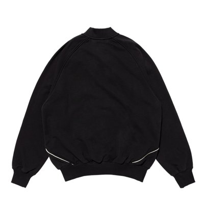 画像2: LQQK STUDIO (TEAM ZIP FLEECE SWEATSHIRT) BLACK