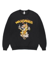 WACKO MARIA (TIM LEHI / CREW NECK SWEAT SHIRT) BLACK