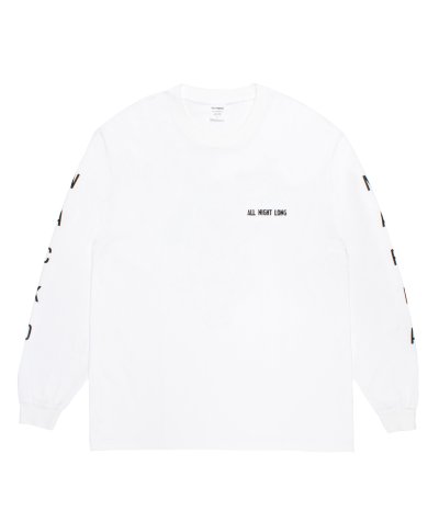 画像1: WACKO MARIA (WASHED HEAVY WEIGHT CREW NECK LONG SLEEVE T-SHIRT TYPE-2) WHITE