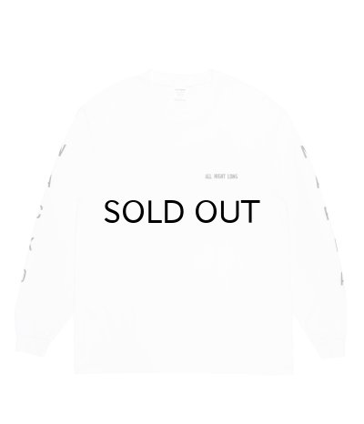 画像1: WACKO MARIA (WASHED HEAVY WEIGHT CREW NECK LONG SLEEVE T-SHIRT TYPE-2) WHITE