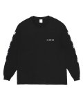 WACKO MARIA (WASHED HEAVY WEIGHT CREW NECK LONG SLEEVE T-SHIRT TYPE-2) BLACK