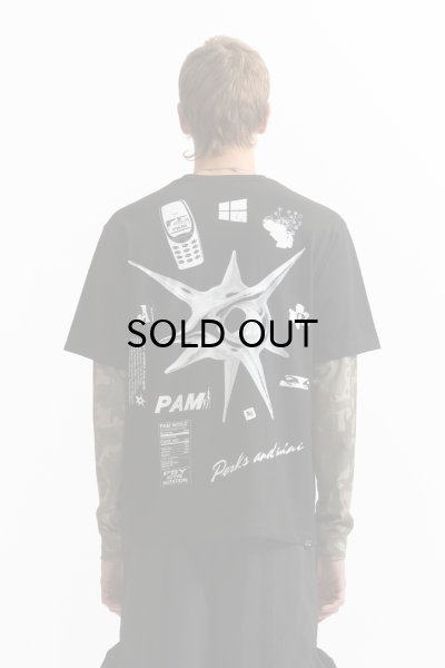 画像2: P.A.M. (SS TEE - MONTAGE) BLACK