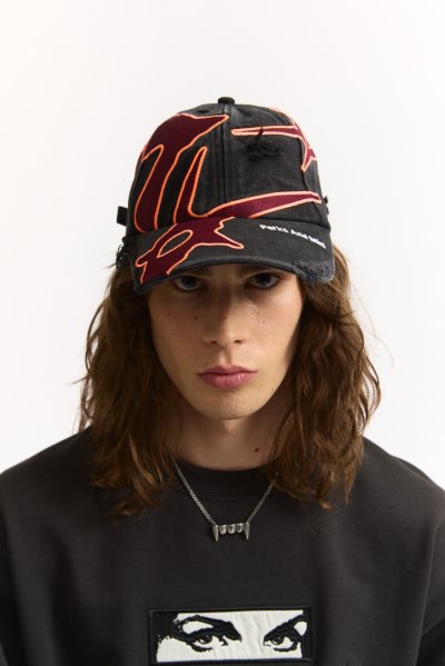 画像1: P.A.M. (SEVEN EIGHTHS BASEBALL CAP) BLACK