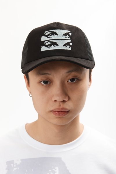 画像1: P.A.M. (STACKS ON TRUCKER CAP) BLACK