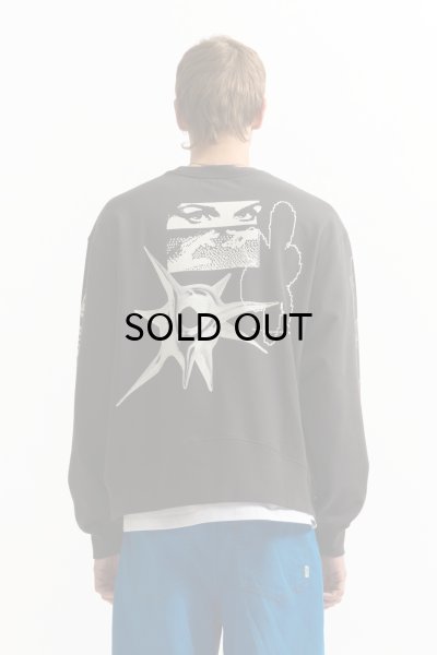 画像2: P.A.M. (ICONS CREW NECK SWEAT) BLACK