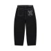 画像1: BLACK EYE PATCH (STENCIL LOGO EXTRA BAGGY JEANS) BLACK (1)