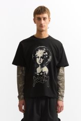 P.A.M. (SS TEE - ANGEL 4 LYF) BLACK