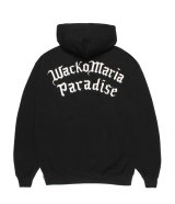 WACKO MARIA (HEAVY WEIGHT PULLOVER HOODED SWEAT SHIRT) BLACK