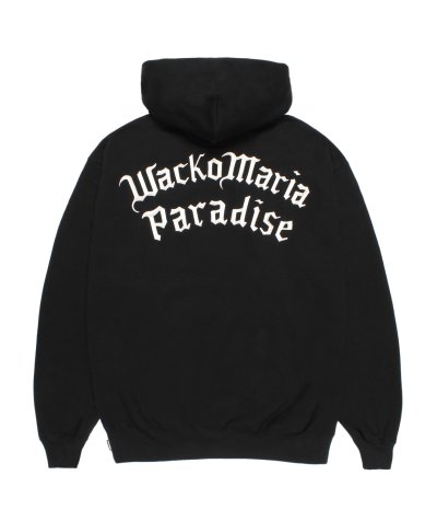 画像2: WACKO MARIA (HEAVY WEIGHT FULL ZIP HOODED SWEAT SHIRT) BLACK