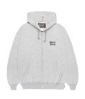 WACKO MARIA (HEAVY WEIGHT FULL ZIP HOODED SWEAT SHIRT) GRAY