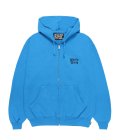 WACKO MARIA (HEAVY WEIGHT FULL ZIP HOODED SWEAT SHIRT) BLUE