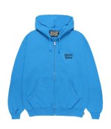 WACKO MARIA (HEAVY WEIGHT FULL ZIP HOODED SWEAT SHIRT) BLUE