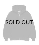 WACKO MARIA (HEAVY WEIGHT FULL ZIP HOODED SWEAT SHIRT) BLACK