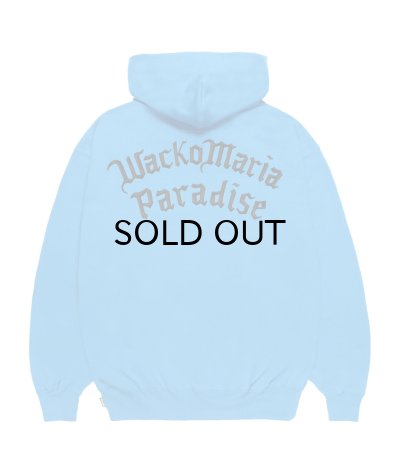 画像1: WACKO MARIA (HEAVY WEIGHT PULLOVER HOODED SWEAT SHIRT) BLUE