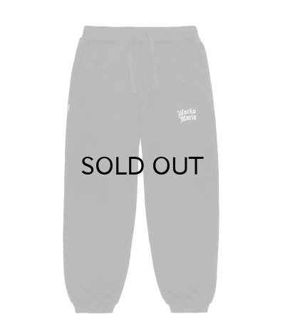 画像1: WACKO MARIA (HEAVY WEIGHT SWEAT PANTS) BLACK