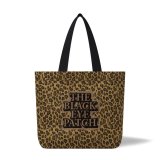 BLACK EYE PATCH (LEOPARD PATTERNED TOTE LARGE) MULTI