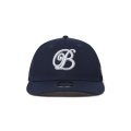 BLACK EYE PATCH (B EMBLEM NEW ERA MESH CAP) NAVY