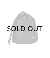 WACKO MARIA (LEATHER POUCH) BLACK