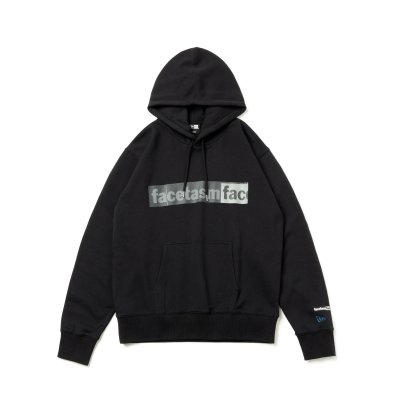 画像1: FACETASM (FACETASM x NEW ERA LOGO HOODIE) BLACK
