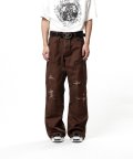 KAMIYA (BORO Duck Painter Pants) BROWN