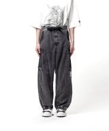 Maison MIHARA YASUHIRO (Cotton Satin Cargo Pants) BLACK