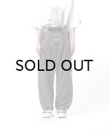 Maison MIHARA YASUHIRO (Cotton Satin Cargo Pants) BLACK