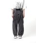 画像1: Maison MIHARA YASUHIRO (Cotton Satin Cargo Pants) BLACK (1)