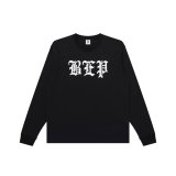 BLACK EYE PATCH (3 LETTER OE L/S TEE) BLACK