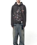 Maison MIHARA YASUHIRO (Kids Sticker Printed Hoodie) BLACK