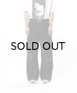 KAMIYA (BORO Duck Painter Pants) BLACK