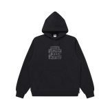 BLACK EYE PATCH (DAMAGED OG LABEL HOODIE) BLACK