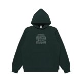 BLACK EYE PATCH (DAMAGED OG LABEL HOODIE) GREEN