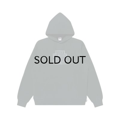 画像1: BLACK EYE PATCH (DAMAGED OG LABEL HOODIE) GREEN